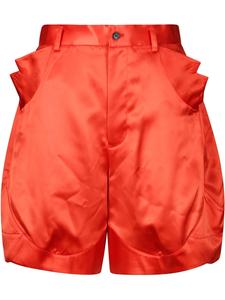 Шорты Noir Kei Ninomiya с карманами-клапанами, красный