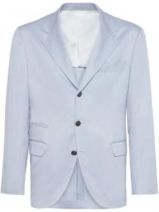 Блейзер Brunello Cucinelli из саржевого переплетения, синий