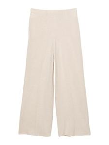 Широкие брюки Pull&Bear, экрю