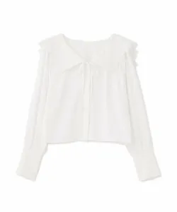 Кружевная блузка с матросским воротником Jill By Jill Stuart, цвет White