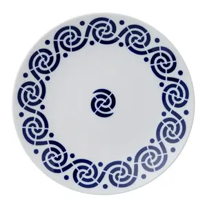 Sargadelos Обеденная тарелка спироида Саргаделоса, синий