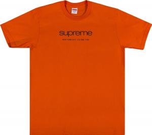 Футболка Supreme Shop Tee 'Orange', оранжевый