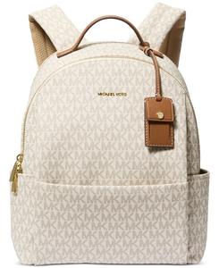 Рюкзак Michael Kors Sable Medium Signature Logo Michael Kors, Vanilla/acorn