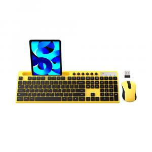 Комплект периферии Marvo KC411W (клавиатура + мышь), жёлтый