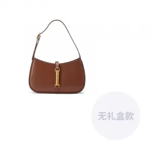 Кожаная сумка PU маленькая женская разноцветная CHARLES&KEITH, коричневый