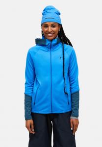 Флисовая куртка Peak Performance RIDER ESSENTIALS ZIP HOOD, Azurblau/Blue