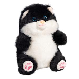 Плюшевая кукла длинношерстный коровий кот высотой 20 см MLING, белый