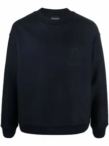 Толстовка с круглым вырезом Emporio Armani, синий