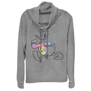 Толстовка с воротником-хомутом Disney Donald Duck Juniors Strut Tie-Dye Licensed Character