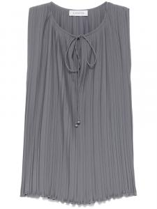 Блузка с эффектом плиссе от Lanvin, серый