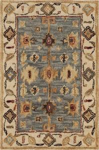 Ковер SAFAVIEH, 61 x 92 см, Antiquity Collection Blue/Ivory AT847A ручной работы традиционный восточный премиум шерстяной