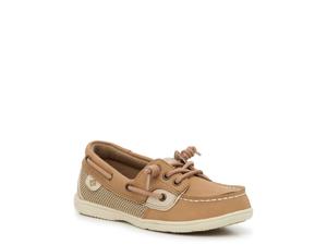 Туфли-лодочки Sperry Shoresider Boat Shoe - Kids', коричневый