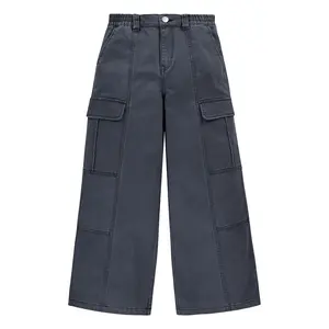 Брюки Levi's Twill 94 Baggy Wide Leg C, серый