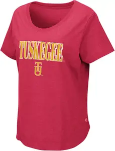 Женская футболка Colosseum Tuskegee Golden Tigers малиновая