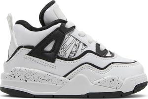 Кроссовки Air Jordan 4 Retro TD DIY, белый