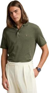POLO RALPH LAUREN Мужская короткая футболка Solid Kc Soft Touch-Classic, Service Green Heather