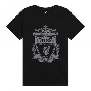 Детская футболка с логотипом Liverpool Logo - черный LIVERPOOL FC, черный