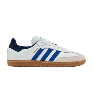 Кроссовки adidas Samba OG 'White Royal Night Indigo', белый