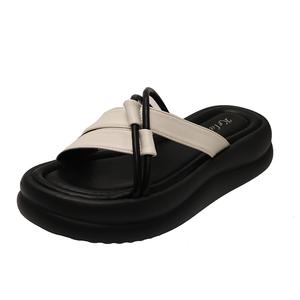 Alxnan Женские тапочки-шлёпанцы бежевые, цвет Beige