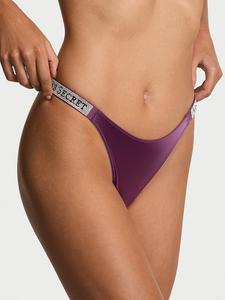 Блестящие трусики-стринги с ремешком Very Sexy, shine strap mauve mist