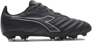 Футбольные бутсы Diadora Brasil Elite 2 LT LP12 для твердого грунта - сверхмягкий, водоотталкивающий верх из цельной телячьей кожи, подкладка из несжимаемой ткани, противоскользящая PU-подкладка на пятке, стелька с точками гибкости, черный