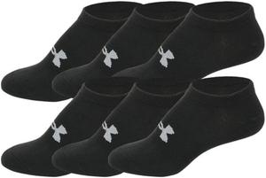 Under Armour UA Training женские носки No-Show, размер M, 6 пар, Black