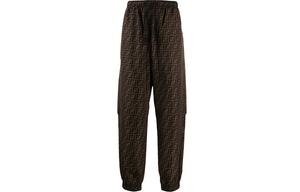 FENDI Повседневные брюки мужские коричневые