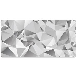 Настольный коврик Tulup Graue Abstraktion, 100x50x1 см, белый