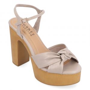 Босоножки на платформе и каблуке Lorrica Journee, коричневый