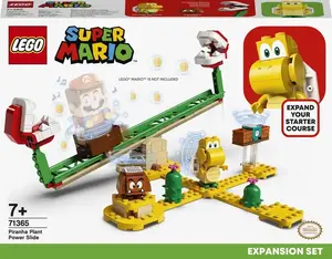 LEGO Super Mario, кубики, Mega Slide «Растение-пиранья» — набор расширения, 71365