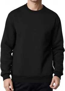 Мужской оверсайз свитшот с круглым вырезом и длинными рукавами