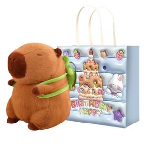 Плюшевая кукла Capybara Dolls высота 23 см LALABABY