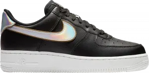Кроссовки Nike Wmns Air Force 1 Low 'Metallic Platinum', черный