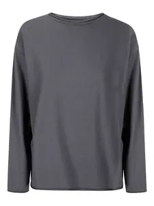 Футболка с круглым вырезом и сборками на спине Labo Art, серый