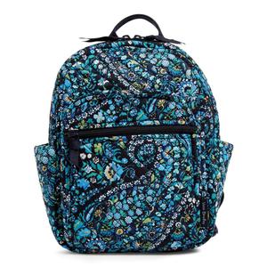 Рюкзак Vera Bradley Cotton Small Women's, черный/голубой