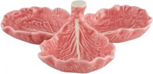 Менажница/Блюдо для оливок Bordallo Pinheiro Cabbage, 300 мл, розовый