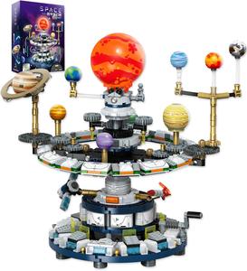 Конструктор вращающаяся модель Солнечной системы Loyratche 915016, 963 детали