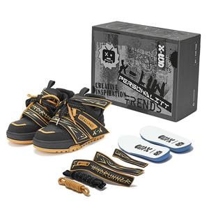 Противоскользящие износостойкие кроссовки средней высоты X·LUN, Black Gold