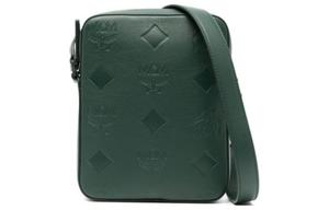 MCM Klassik Natural Leather кросс-боди, мини-сумка через плечо женская forest green