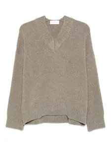 Свободный свитер Kianez с V-образным вырезом Christian Wijnants, нейтральный