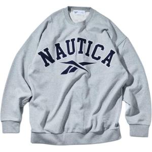 Reebok Co brand FW25 свитшот unisex NAUTICA JAPAN, серый