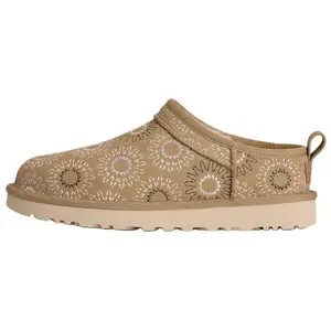 Классические женские утепленные зимние сапоги из натуральной коровьей кожи, цвет «горчичное зерно» UGG, mustard seed