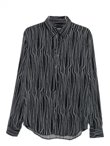 Рубашка с графическим принтом Patrizia Pepe, черный