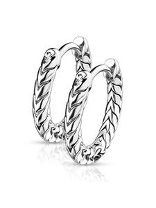 Bungsa Серебряные серьги-гвоздики