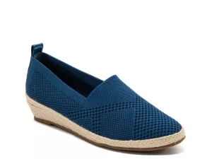 Босоножки David Tate Berry Wedge Slip-On, темно-синие