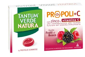 Tantum Verde Natura Berries 15 таблеток добавка при боли в горле