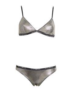 Комплект нижнего белья Giorgio Armani, платиновый