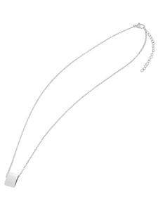 Adeliás Женское колье с подвеской - из нержавеющей стали серебристого цвета
