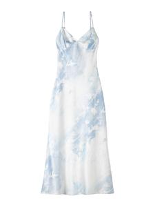 Летнее платье Bershka Summer Dress, светло-синий