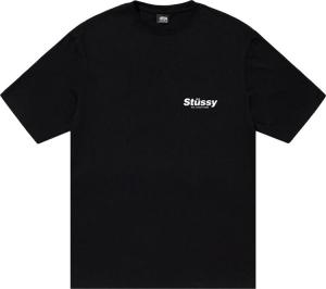Футболка Stussy Rabbit Hole Tee 'Black', черный
